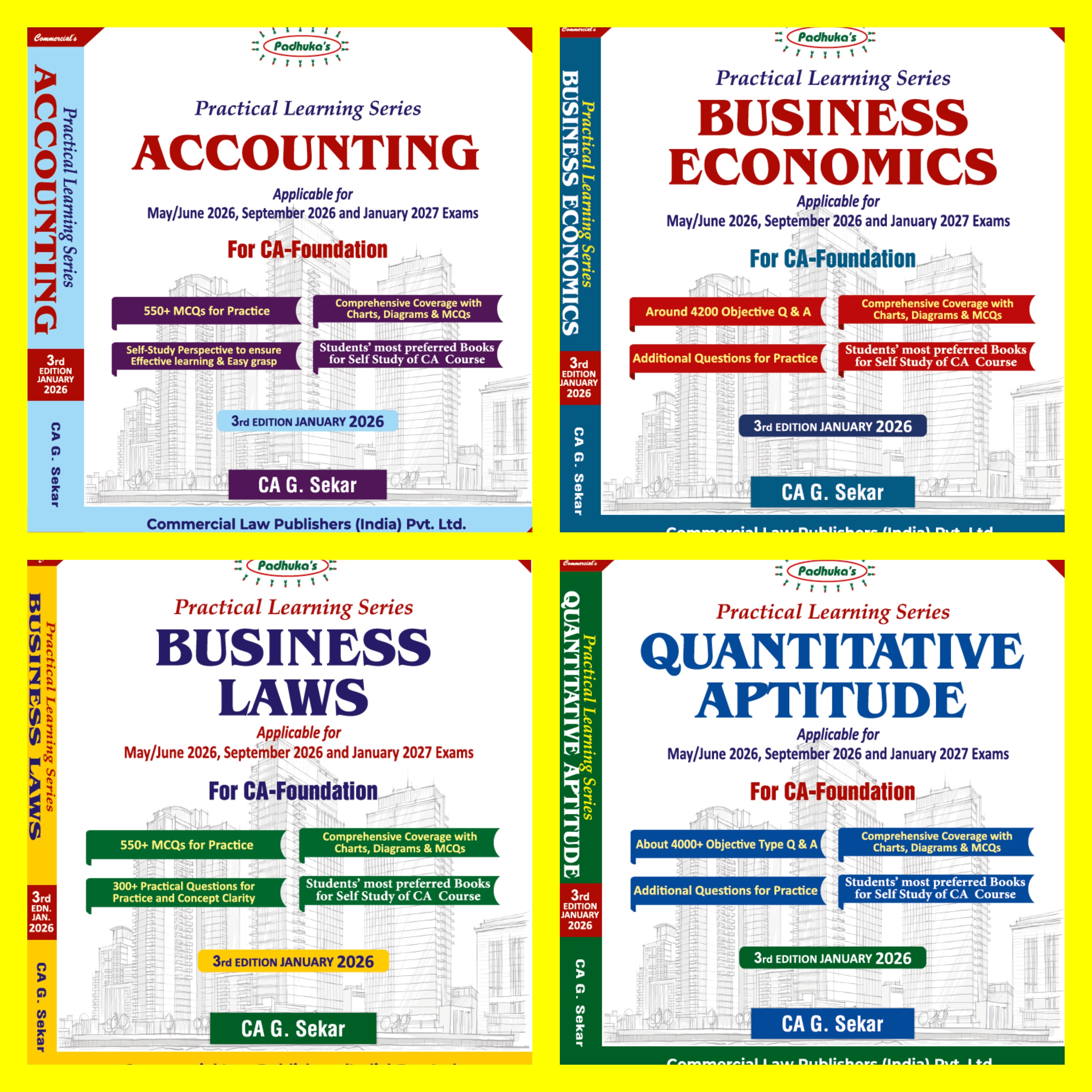 CA Foundation Complete Combo - Practical Learning Series